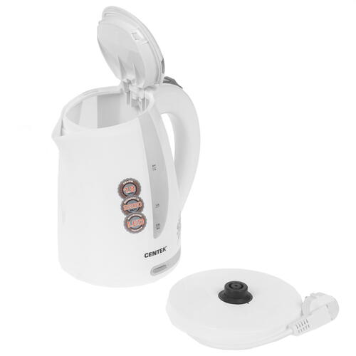 Купить Электрочайник Centek CT-0040 белый  1113423. Характеристики, отзывы и цены в Донецке