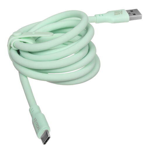 Купить Кабель круглый KEYRON USB Type-C - USB 3.0 Type-A зеленый 1.5 м  5433034. Характеристики, отзывы и цены в Донецке