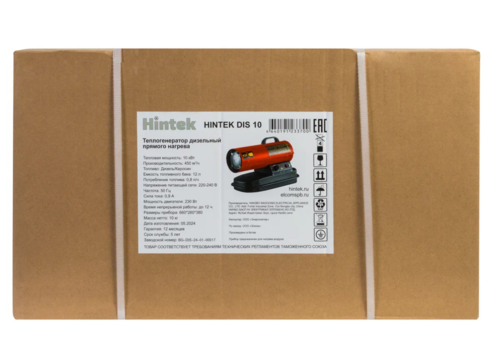 Купить Тепловая пушка дизельная HINTEK DIS 10  9191291. Характеристики, отзывы и цены в Донецке