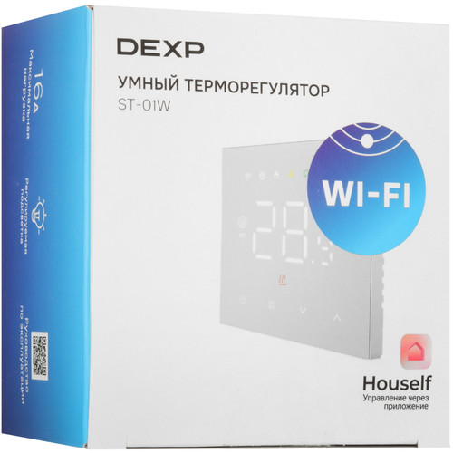 Купить Умный терморегулятор DEXP Smart ST-01W  9291743. Характеристики, отзывы и цены в Донецке