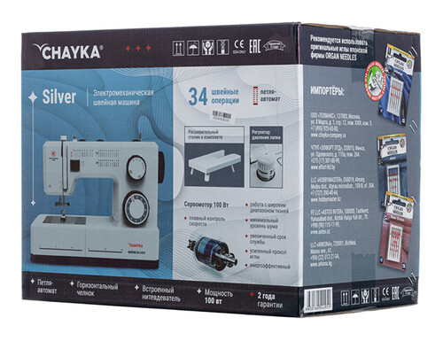 Купить Швейная машина CHAYKA Silver  9162364. Характеристики, отзывы и цены в Донецке