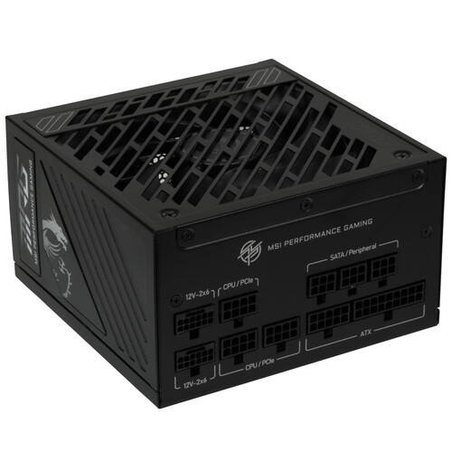 Купить Блок питания MSI MPG A1000GS PCIE5  черный  5621769. Характеристики, отзывы и цены в Донецке