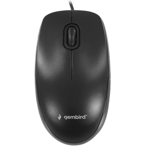 Купить Мышь проводная Gembird MOP-200  черный  5626299. Характеристики, отзывы и цены в Донецке