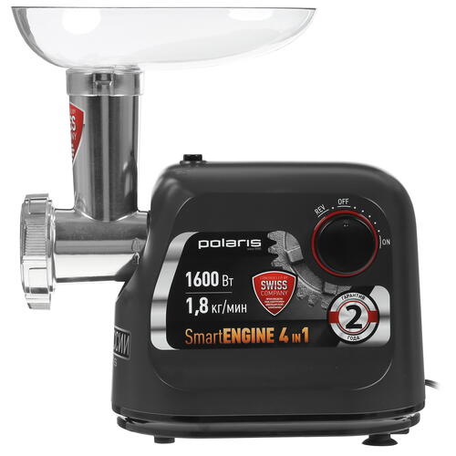 Купить Мясорубка электрическая Polaris PMG 1873 RUS серый  5333135. Характеристики, отзывы и цены в Донецке