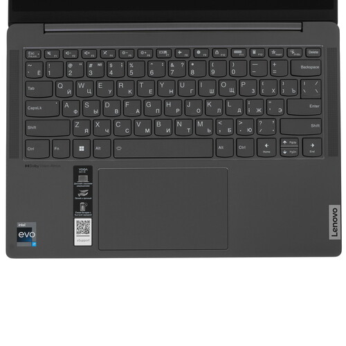 Купить 14" Ноутбук Lenovo Yoga Slim 6 14IRH8 серый  5486512. Характеристики, отзывы и цены в Донецке