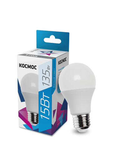 Купить Комплект светодиодных ламп Космос Lksm_LED15wA60E2745  9303177. Характеристики, отзывы и цены в Донецке