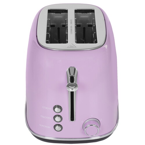Купить Тостер Kitfort КТ-6833 фиолетовый  9313456. Характеристики, отзывы и цены в Донецке