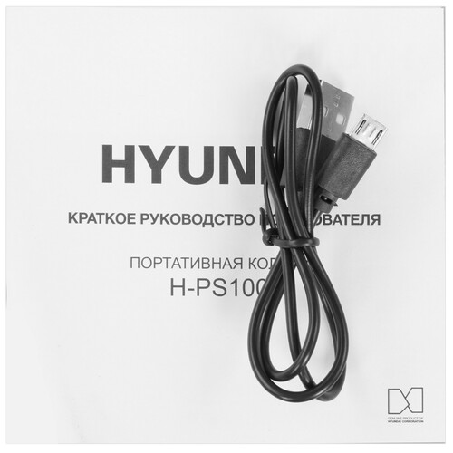 Купить Портативная колонка Hyundai H-PS1000, черный  5423619. Характеристики, отзывы и цены в Донецке