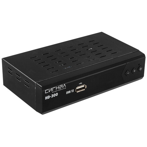 Купить Приставка для цифрового ТВ Сигнал HD-300 черный  5469896. Характеристики, отзывы и цены в Донецке