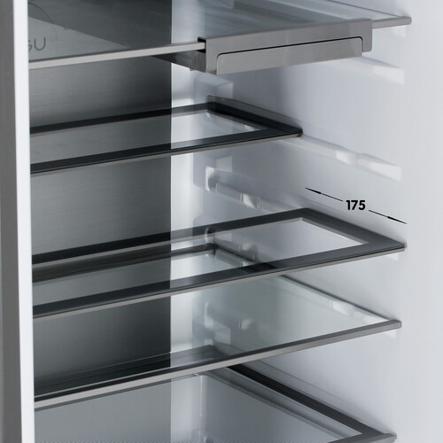 Купить Холодильник с морозильником   Eigen Stark R01A серебристый  9250034. Характеристики, отзывы и цены в Донецке