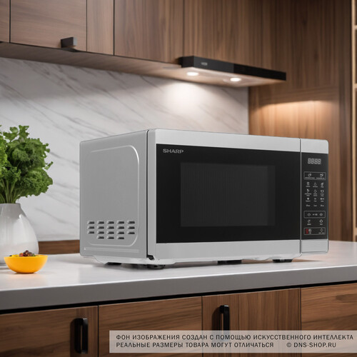 Купить Микроволновая печь Sharp R6800RSL серебристый  8196097. Характеристики, отзывы и цены в Донецке