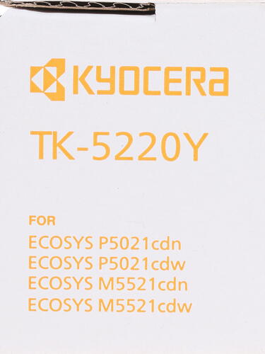 Купить Картридж лазерный Kyocera TK-5220Y желтый, с чипом  1109837. Характеристики, отзывы и цены в Донецке