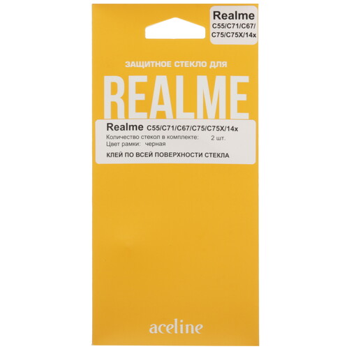 Купить Защитное стекло Aceline для экрана realme 14x/ C55/ C67/ C71/ C75/ C75x  5637014. Характеристики, отзывы и цены в Донецке