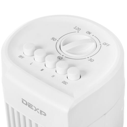 Купить Вентилятор DEXP FT-19M  белый  4868469. Характеристики, отзывы и цены в Донецке