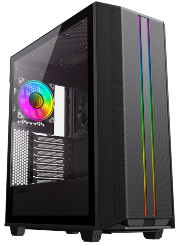 Купить Корпус GameMax Precision 2 Black [ЦБ-00014491] черный  9063344. Характеристики, отзывы и цены в Донецке