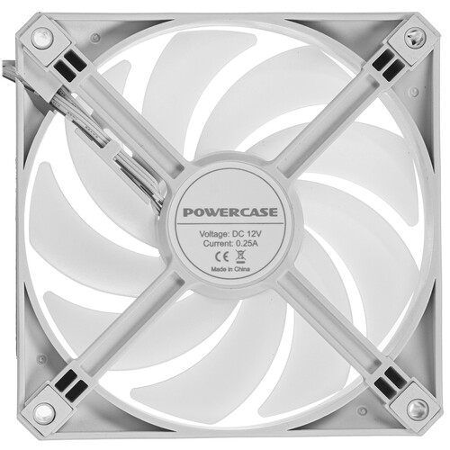 Купить Вентилятор Powercase M56-12W ARGB [M56-12WARGB] белый  9227975. Характеристики, отзывы и цены в Донецке