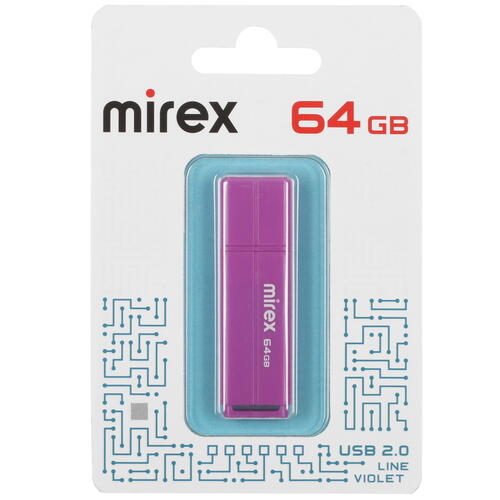 Купить Память USB Flash 64 ГБ Mirex LINE [13600-FMULVT64]  5408512. Характеристики, отзывы и цены в Донецке