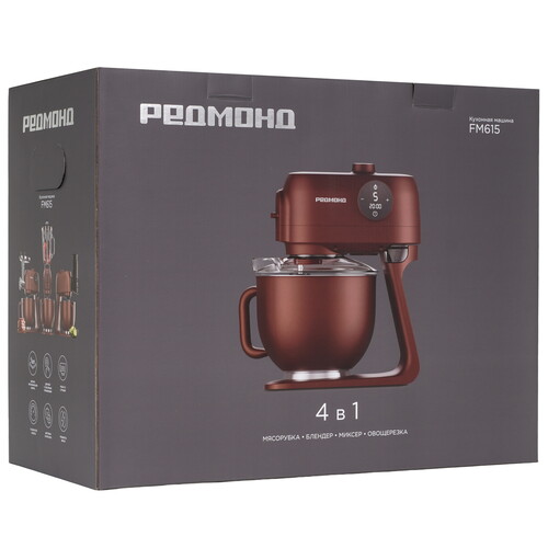 Купить Кухонная машина РЕДМОНД FM615 бронзовый  9290904. Характеристики, отзывы и цены в Донецке