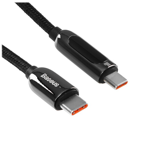 Купить Кабель круглый Baseus USB Type-C - USB Type-C черный 1 м  5455759. Характеристики, отзывы и цены в Донецке