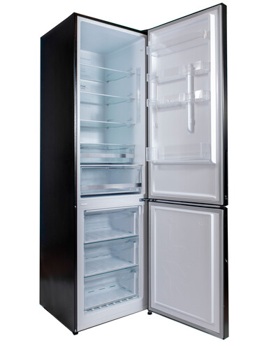 Купить Холодильник с морозильником  HOLBERG HRB 2001NDX черный  9141912. Характеристики, отзывы и цены в Донецке