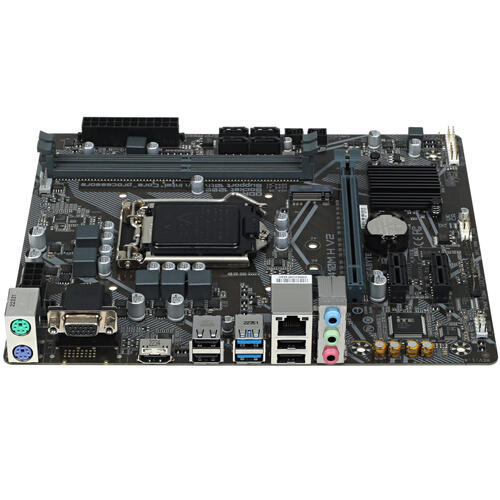 Купить Материнская плата GIGABYTE H410M H V2  4830874. Характеристики, отзывы и цены в Донецке