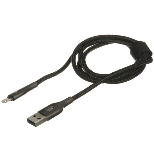 Купить Кабель круглый BY Lightning 8-pin - USB 2.0 Type-A черный 1 м  5482222. Характеристики, отзывы и цены в Донецке
