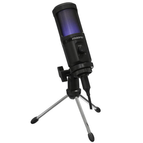 Купить Микрофон Maono AU-PM461TR RGB черный  5043846. Характеристики, отзывы и цены в Донецке