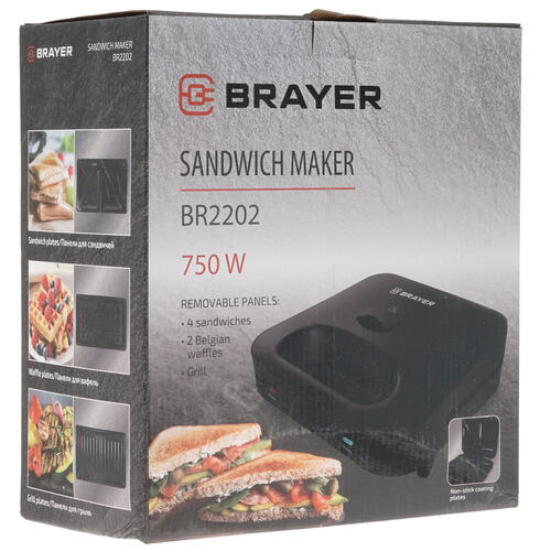Купить Универсальный пекарь BRAYER BR 2202 черный  5347570. Характеристики, отзывы и цены в Донецке