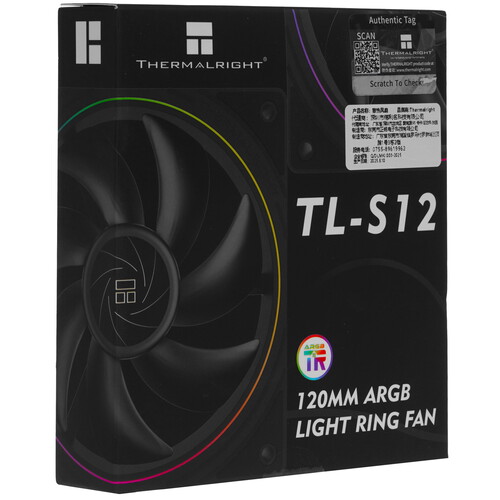 Купить Вентилятор Thermalright TL-S12  черный  5615338. Характеристики, отзывы и цены в Донецке