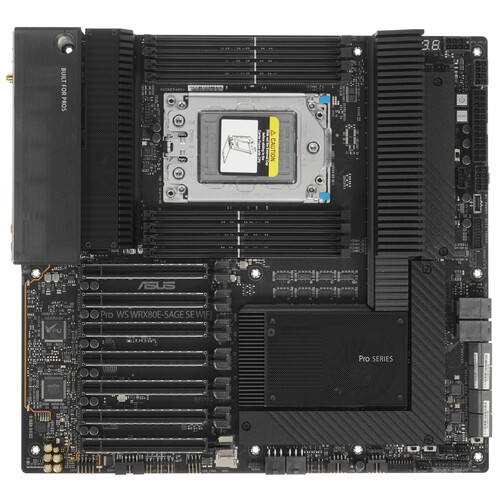 Купить Материнская плата ASUS Pro WS WRX80E-SAGE SE WIFI  4811076. Характеристики, отзывы и цены в Донецке