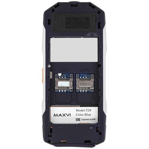 Купить Сотовый телефон Maxvi T20 синий  5476422. Характеристики, отзывы и цены в Донецке