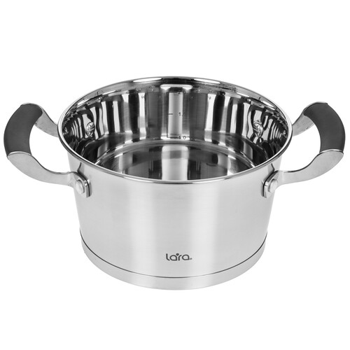 Купить Кастрюля Lara Венера LR02-279 2.4 л 16 см серебристый  9214939. Характеристики, отзывы и цены в Донецке
