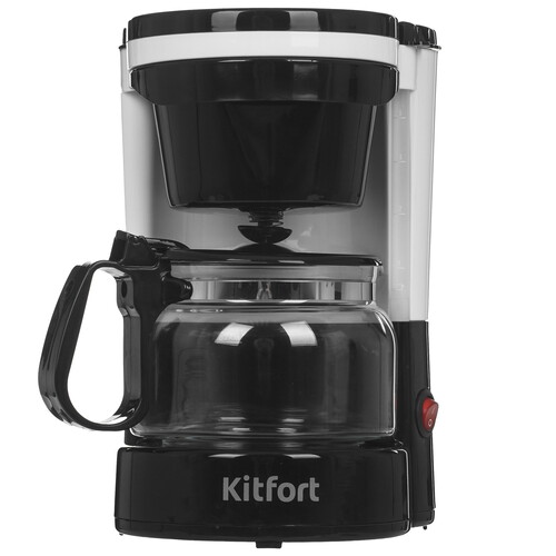 Купить Кофеварка капельная Kitfort КТ-7486 черный  9241113. Характеристики, отзывы и цены в Донецке