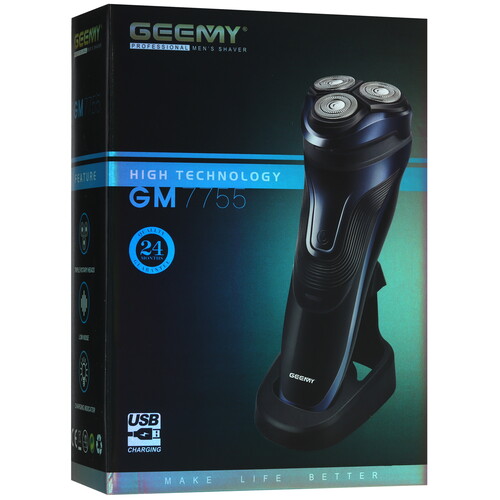 Купить Электробритва Geemy GM-7755  5492142. Характеристики, отзывы и цены в Донецке