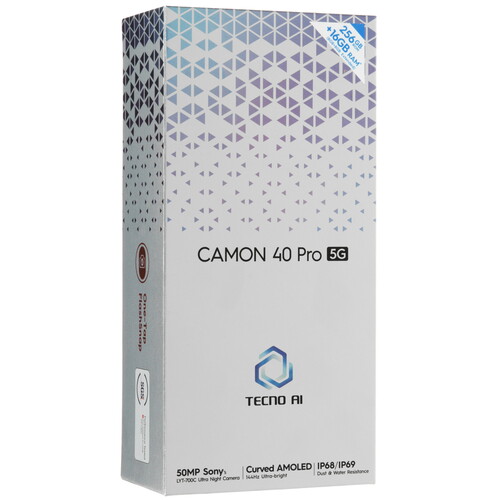 Купить 6.78" Смартфон Tecno CAMON 40 Pro 5G 256 ГБ бежевый  5641766. Характеристики, отзывы и цены в Донецке