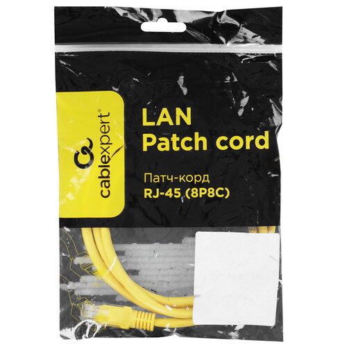 Купить Патч-корд Cablexpert PP12-1M/Y  9154462. Характеристики, отзывы и цены в Донецке