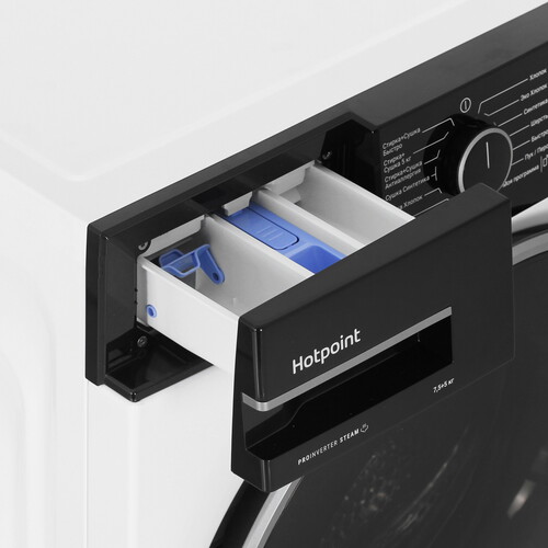 Купить Стирально-сушильная машина Hotpoint WDSH 75549 VBX белый  9214248. Характеристики, отзывы и цены в Донецке