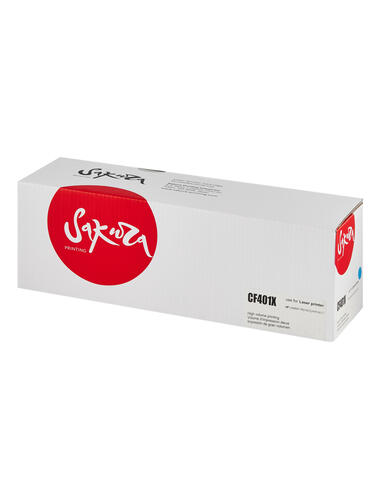 Купить Картридж лазерный SAKURA CF401X голубой, с чипом  7981857. Характеристики, отзывы и цены в Донецке