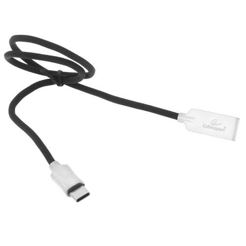 Купить Кабель круглый Cablexpert USB Type-C - USB 2.0 Type-A черный 0.5 м  9092870. Характеристики, отзывы и цены в Донецке