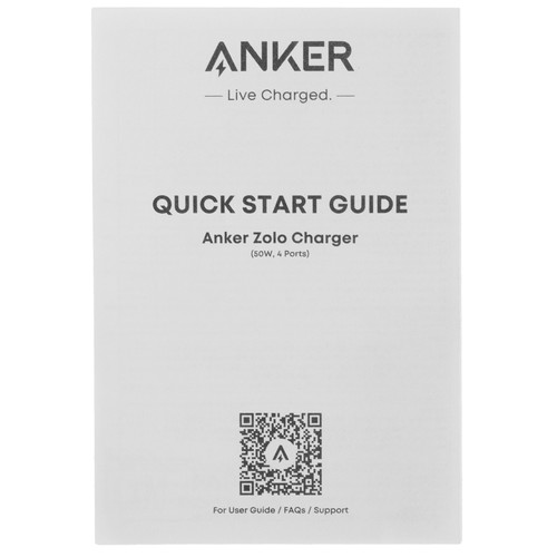 Купить Сетевое зарядное устройство Anker Zolo Charger 50W белый  5923178. Характеристики, отзывы и цены в Донецке