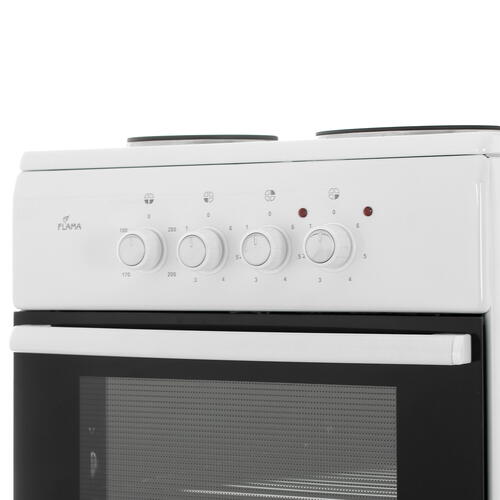 Купить Электрическая плита FLAMA AE 1306 W белый  9973268. Характеристики, отзывы и цены в Донецке