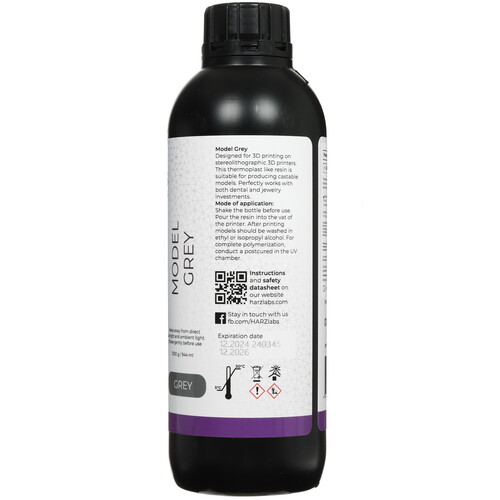 Купить Фотополимерная смола HARZ Labs Model Resin  5622169. Характеристики, отзывы и цены в Донецке