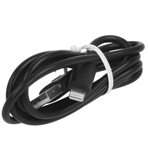 Купить Кабель круглый BoraSCO Lightning 8-pin - USB 2.0 Type-A черный 1 м  5614032. Характеристики, отзывы и цены в Донецке