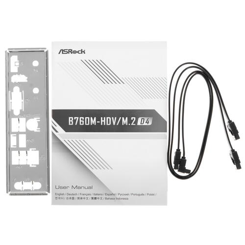 Купить Материнская плата ASRock B760M-HDV/M.2 D4  5094824. Характеристики, отзывы и цены в Донецке