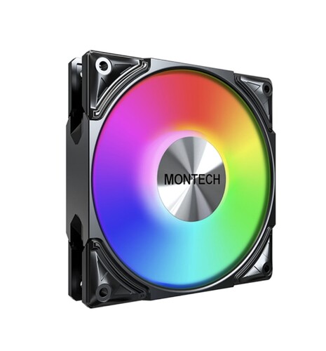 Купить Вентилятор Montech METAL PRO 12 ARGB PWM  5620663. Характеристики, отзывы и цены в Донецке