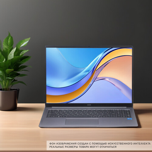 Купить 16" Ноутбук HONOR MagicBook X 16 2024 Born-F5651C серый  5442769. Характеристики, отзывы и цены в Донецке