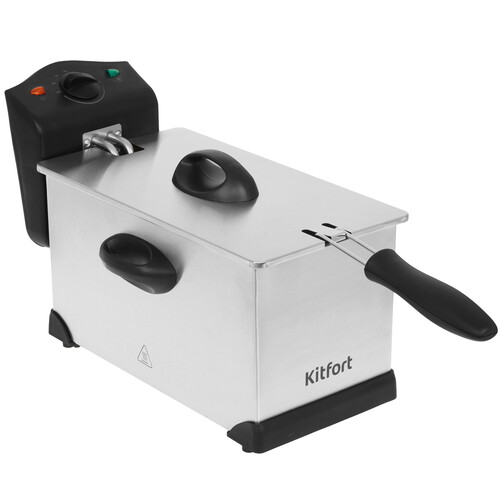 Купить Фритюрница KITFORT КТ-4051 серебристый  9933246. Характеристики, отзывы и цены в Донецке