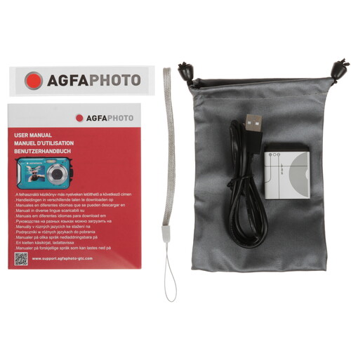 Купить Компактный фотоаппарат AgfaPhoto Realyshot WP8000 красный  5621568. Характеристики, отзывы и цены в Донецке