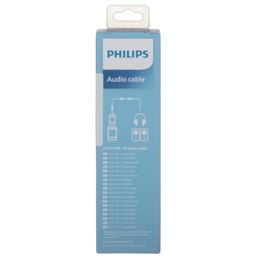 Купить Кабель   Philips jack 3.5 мм - jack 3.5 мм черный  5604560. Характеристики, отзывы и цены в Донецке
