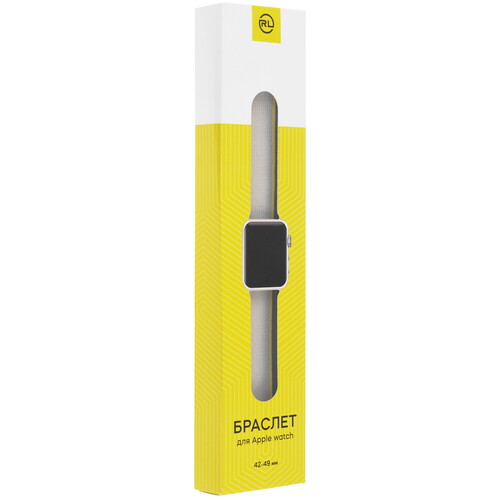 Купить Ремешок Red Line для Apple Watch 42/ 44/ 45/ 49mm бежевый/желтый, серый  5607930. Характеристики, отзывы и цены в Донецке